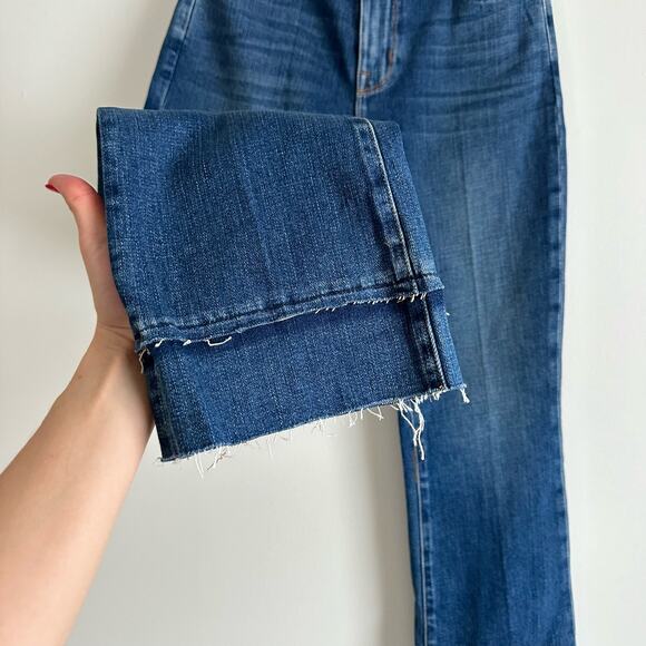 L'AGENCE Harris High Rise Cropped Straight Jean in Talledega 25 $290 - Picture 7 of 8